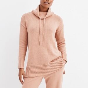 Haven Well Within Light Brown Knit Cowl Neck Turtleneck Sweater Size Small